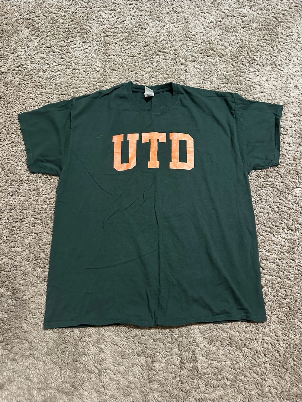 Vintage NCAA UTD “dark green” shirt 00s size XL